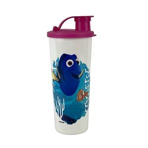 Tupperware‎ Disney Pixar Finding Nemo Dory Tumbler 16 Oz Cup w/Flip Top Lid Seal
